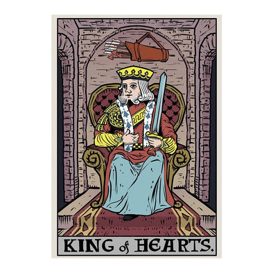 The Ghoulish Garb Design King of Hearts In Tarot