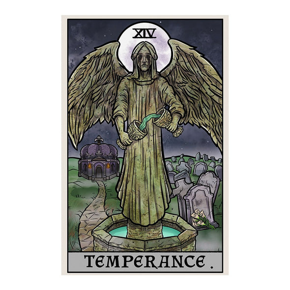 The Ghoulish Garb Design Temperance Tarot Card - Ghoulish Edition