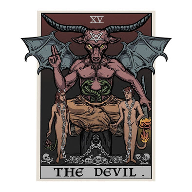 The Ghoulish Garb Design The Devil Tarot Card - Ghoulish Edition