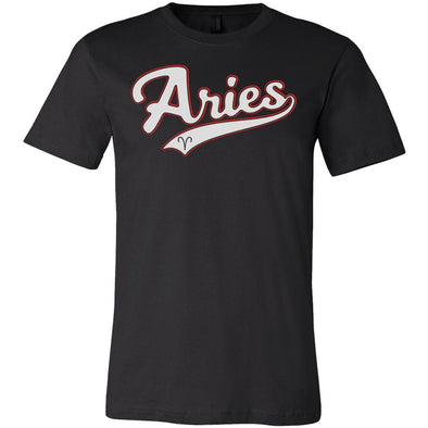 The Ghoulish Garb Graphic Tee Black / S Aries - Baseball Style Unisex T-Shirt