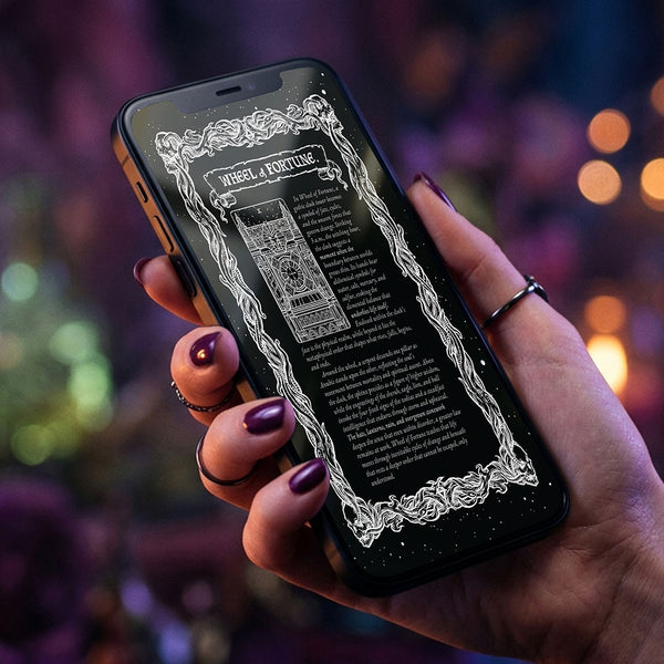 Wheel of Fortune Terror Tarot Guide — Shadow Edition