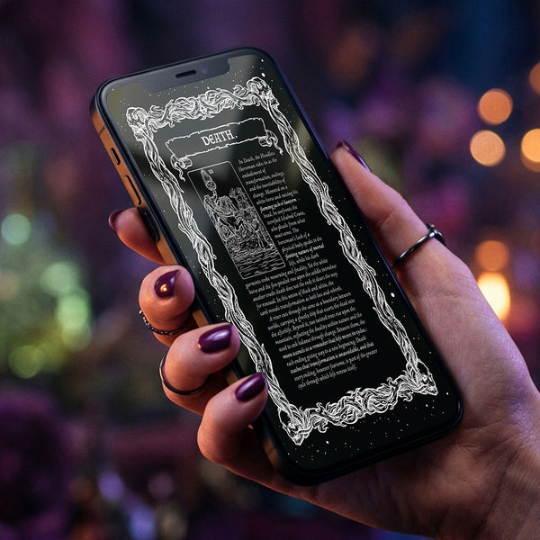 Death Terror Tarot Guide — Shadow Edition