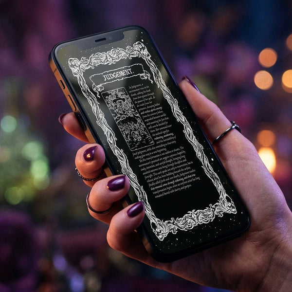 Judgement Terror Tarot Guide — Shadow Edition