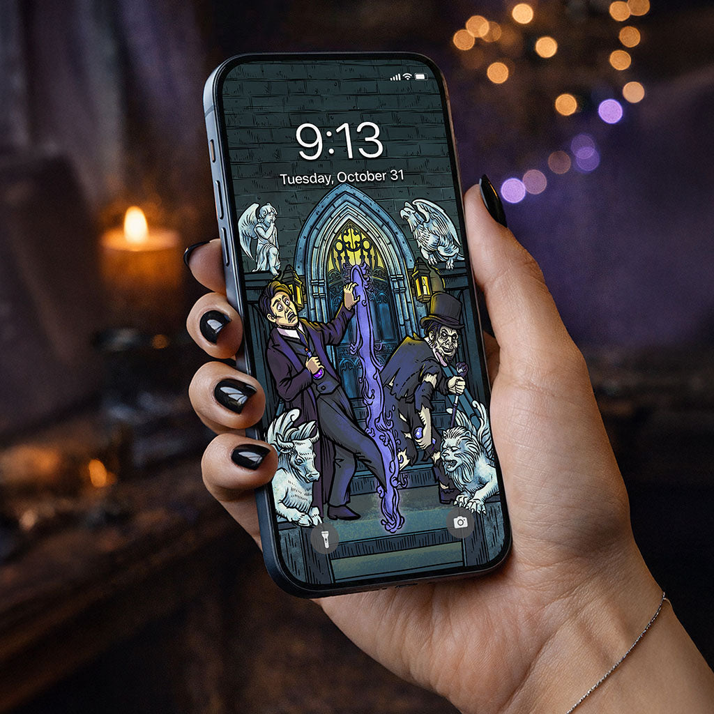 The World Terror Tarot Card Phone Wallpaper