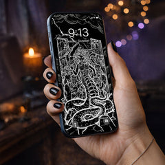 The High Priestess Phone Wallpaper — Shadow Edition
