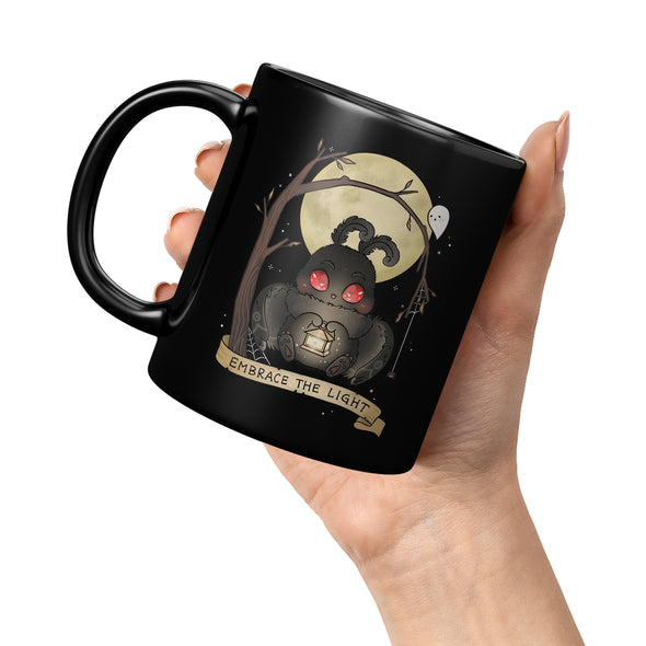Embrace The Light Baby Mothman Coffee Mug
