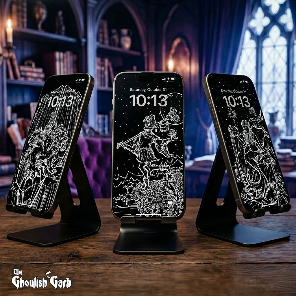 Terror Tarot Card Phone Wallpaper Bundle
