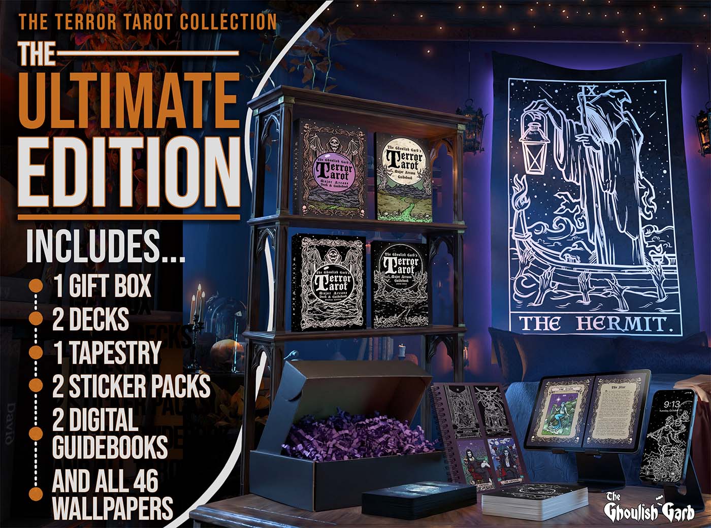 The Terror Tarot Major Arcana and Oracle Deck