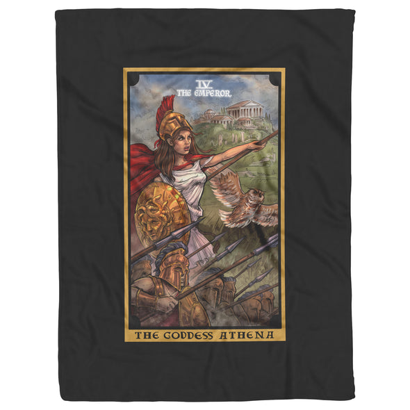 The Goddess Athena in The Emperor Tarot Card