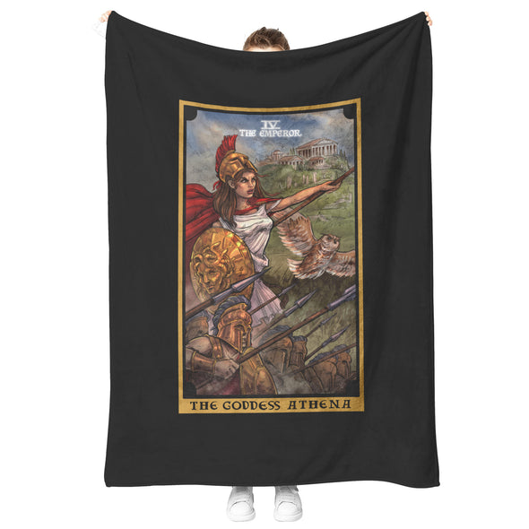 The Goddess Athena in The Emperor Tarot Card