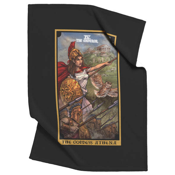 The Goddess Athena in The Emperor Tarot Card