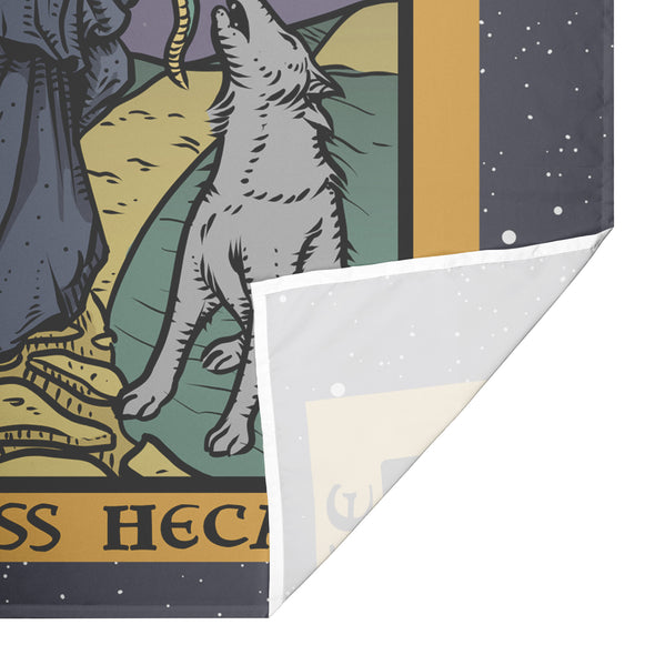 The Goddess Hecate In The Moon Tarot Card Tapestry