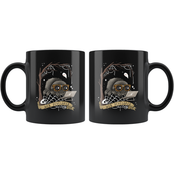 Web Developer Black Coffee Mug