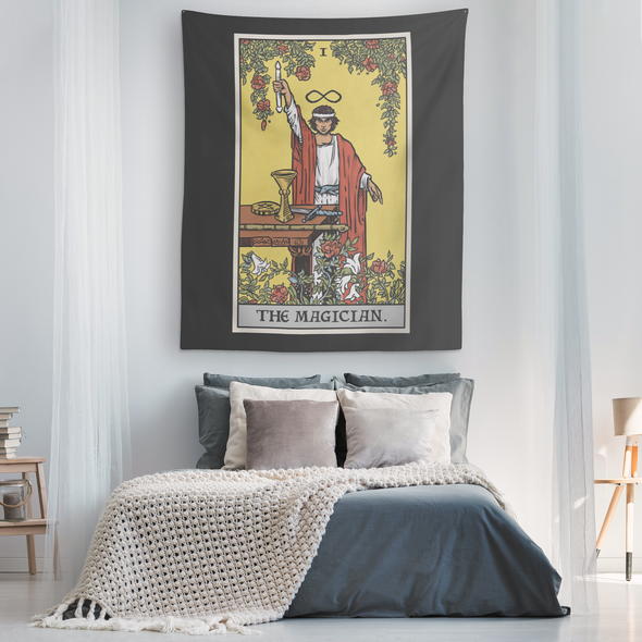The Magician Tarot Card Revival Tapestry