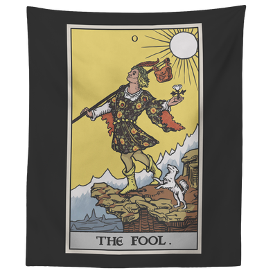 The Fool Tarot Card Tapestry - Revival Tarot