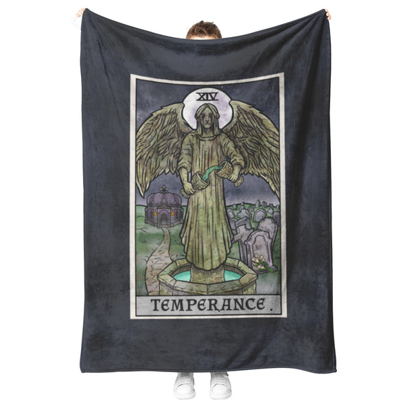 Temperance Tarot Card Blanket - Terror Tarot Edition