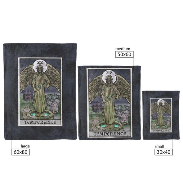 Temperance Tarot Card Blanket - Terror Tarot Edition