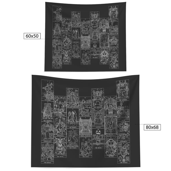 Terror Tarot 23 Card Major Arcana Shadow Edition Tapestry