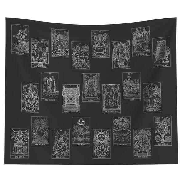 Terror Tarot Shadow Edition 23 Card Major Arcana Tapestry