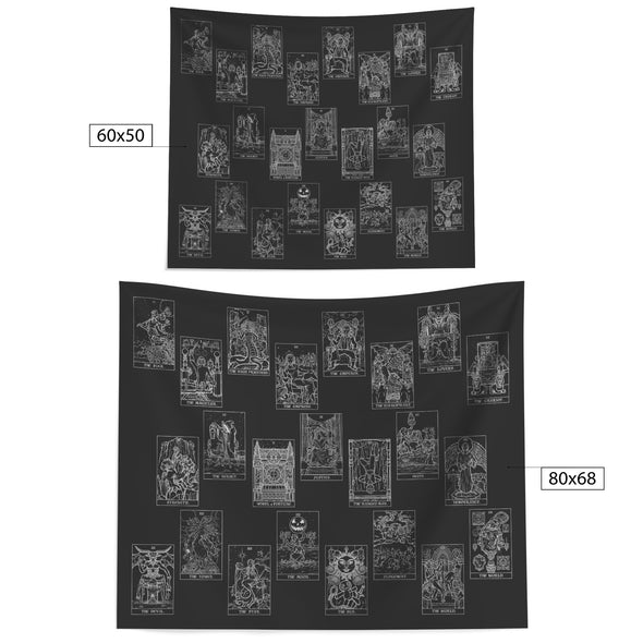 Terror Tarot Shadow Edition 23 Card Major Arcana Tapestry