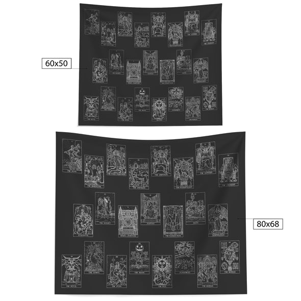 Terror Tarot Shadow Edition 23 Card Major Arcana Tapestry