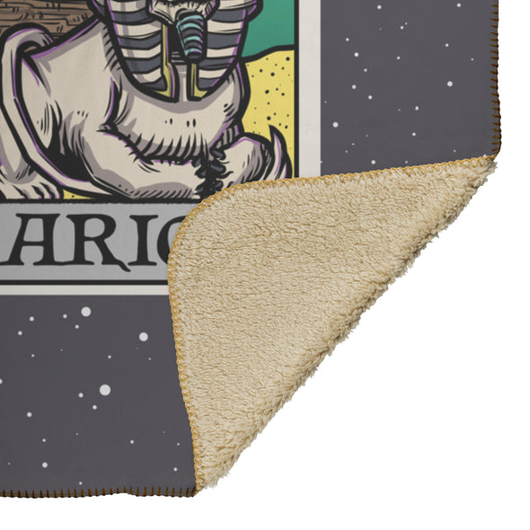 The Chariot Tarot Card Blanket - Terror Tarot Edition (Color/Vertical)