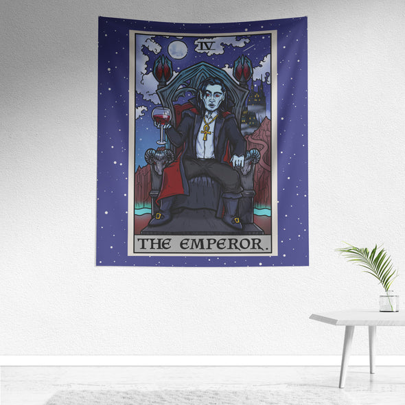 The Emperor Tarot Card - Terror Tarot Edition Tapestry