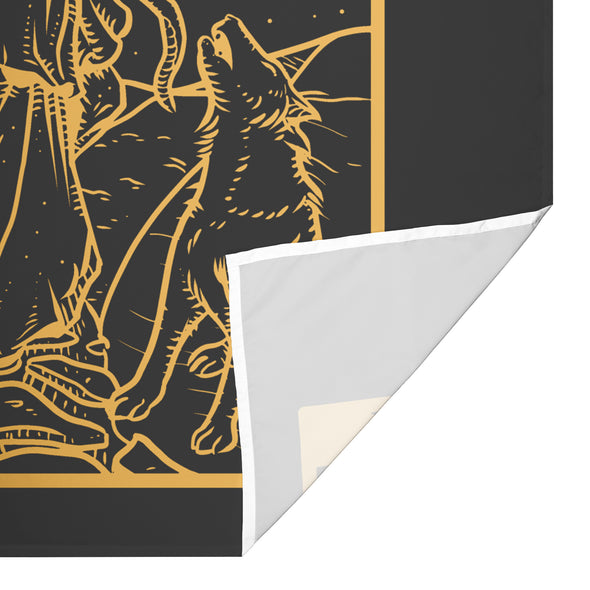 The Goddess Hecate Tapestry (Black & Gold)