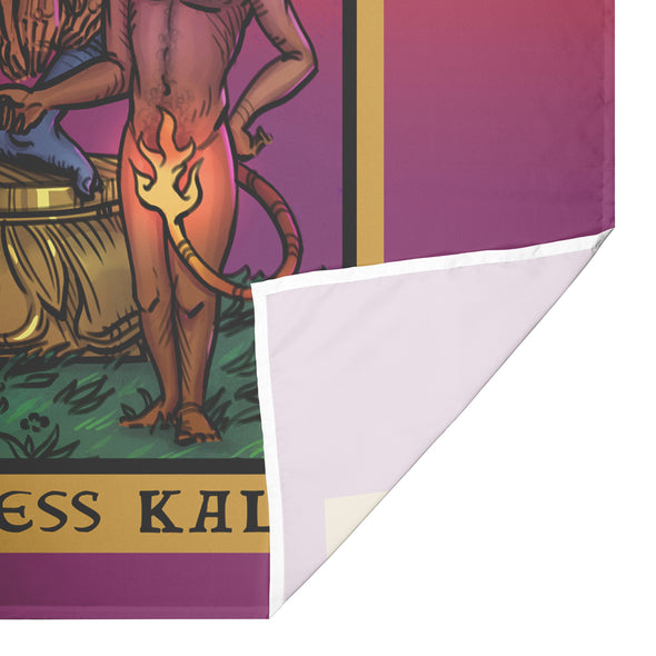 The Goddess Kali In The Ferocious Tarot Card Tapestry
