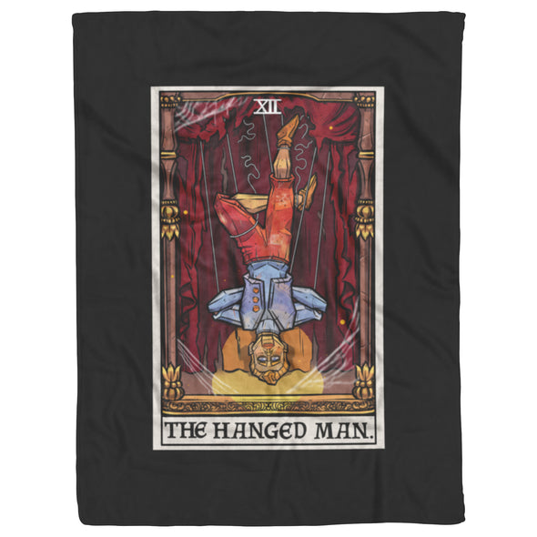The Hanged Man Tarot Card Blanket - Terror Tarot Edition