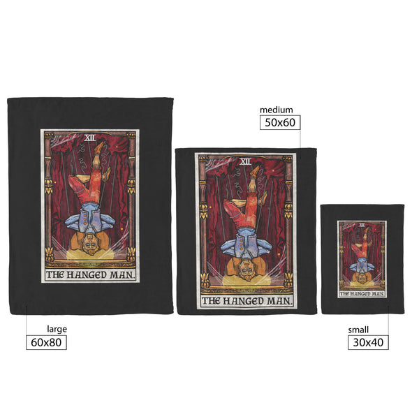 The Hanged Man Tarot Card Blanket - Terror Tarot Edition