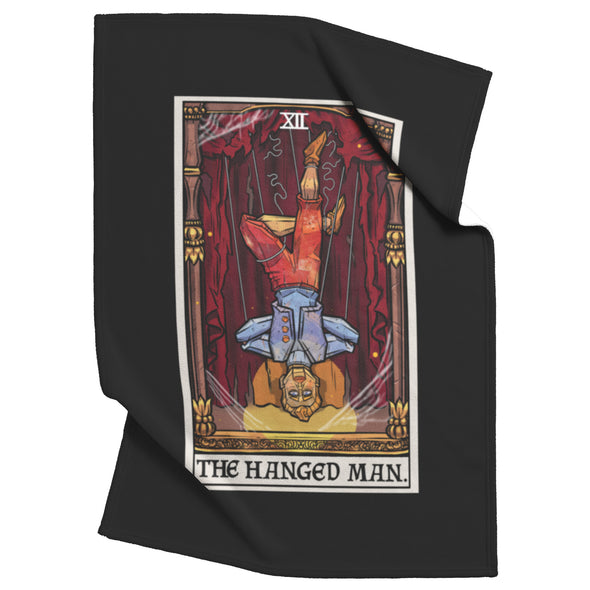 The Hanged Man Tarot Card Blanket - Terror Tarot Edition