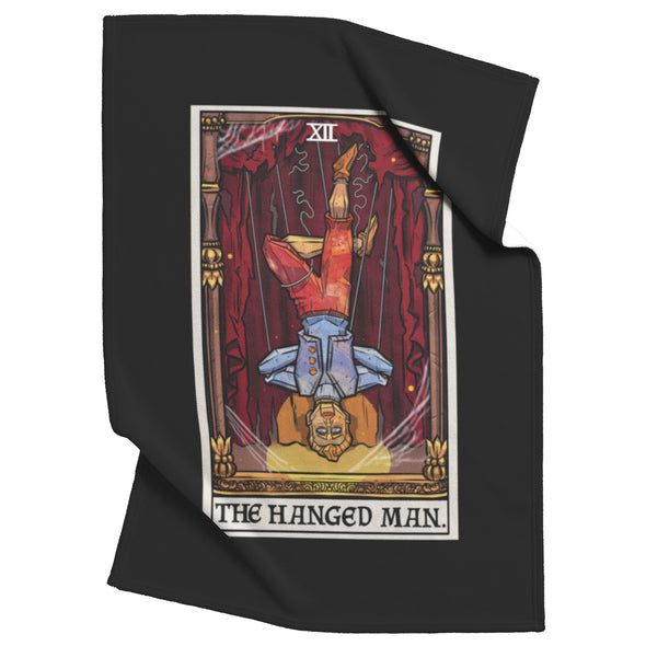 The Hanged Man Tarot Card Blanket - Terror Tarot Edition