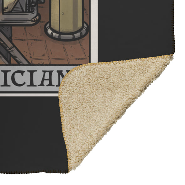 The Magician Tarot Card Terror Tarot Edition Blanket