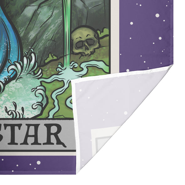 The Star Tarot Card Tapestry - Terror Tarot Edition (Color/Vertical)