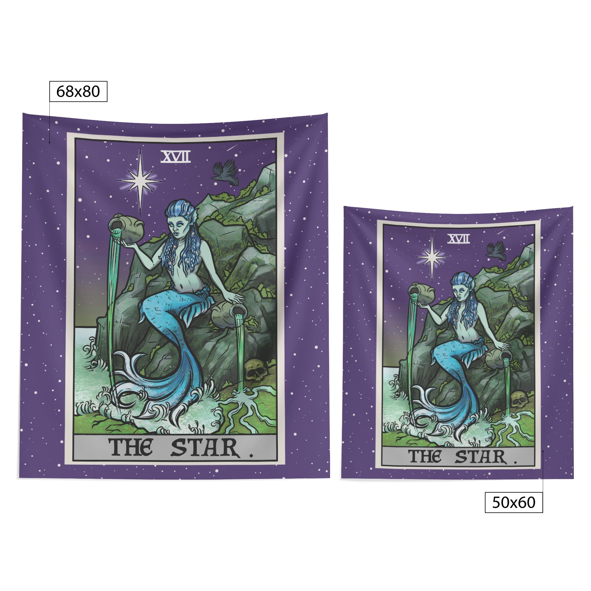 Star tarot card tapestry cheap