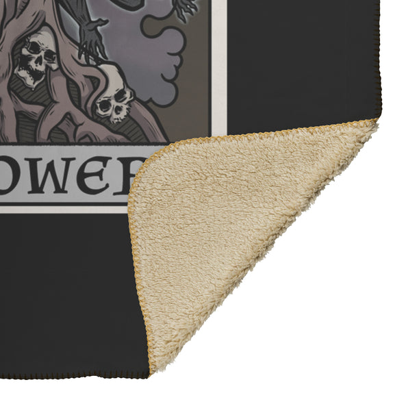 The Tower Tarot Card Blanket - Terror Tarot Edition