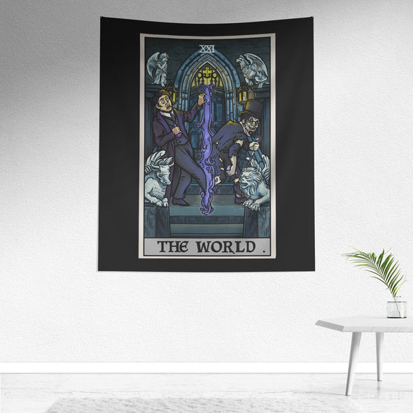 The World Tarot Card Tapestry - Terror Tarot Edition (Dr Jekyll & Mr Hyde) (Color/Vertical)