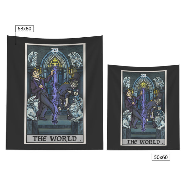 The World Tarot Card Tapestry - Terror Tarot Edition (Dr Jekyll & Mr Hyde) (Color/Vertical)