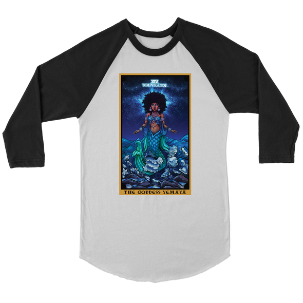 The Goddess Yemaya In Temperance Tarot Card Raglan
