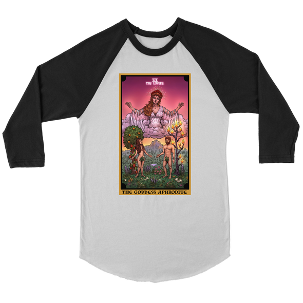 The Goddess Aphrodite In The Lovers Tarot Card Raglan