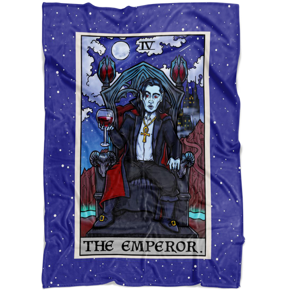 The Emperor Tarot Card Blanket