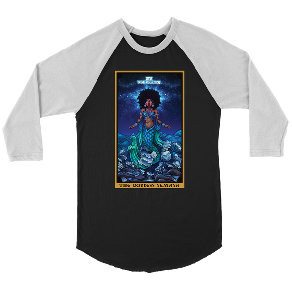 The Goddess Yemaya In Temperance Tarot Card Raglan