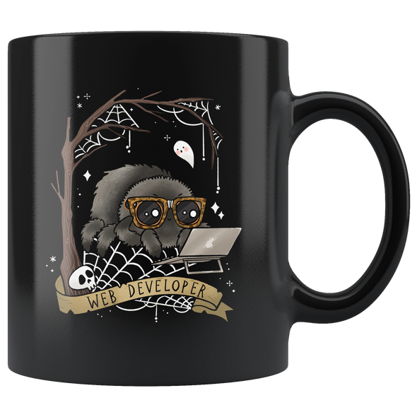 Web Developer Black Coffee Mug