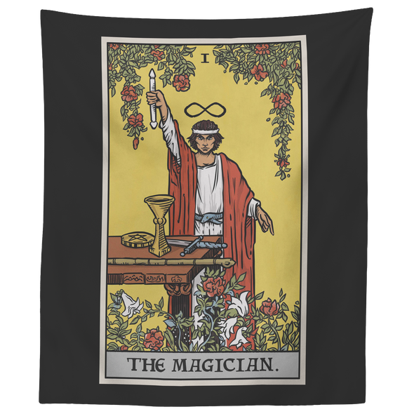 The Magician Tarot Card Revival Tapestry