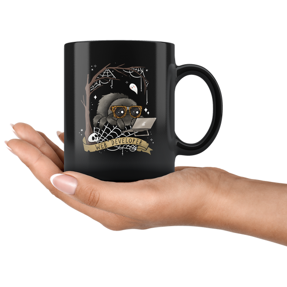 Web Developer Black Coffee Mug