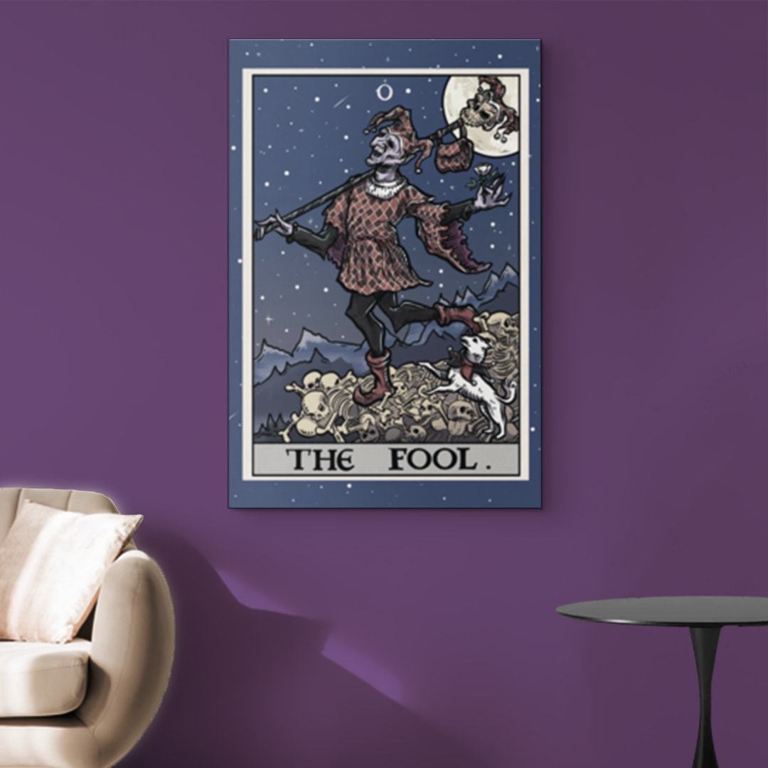 Tarot Card - The Fool (Silhouette) - Tarot - Sticker