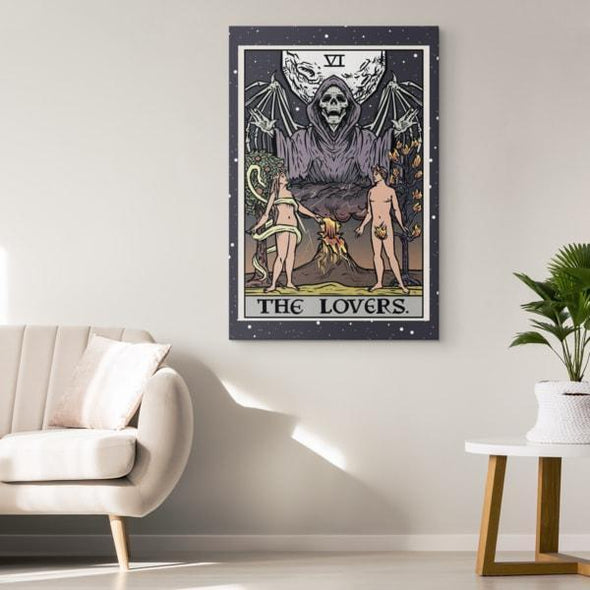 teelaunch Canvas Wall Art 2 8 x 12 The Lovers Canvas Print