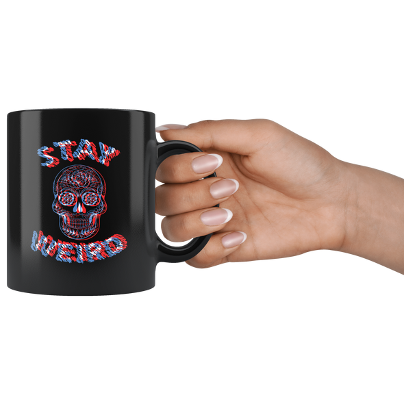 teelaunch Drinkware 11 oz (Etsy) Stay Weird Black Coffee Mug