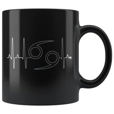 teelaunch Drinkware 11oz Cancer - Zodiac Arrest Black Mug